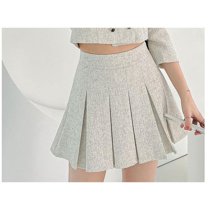 セットアップ アンサンブル 長袖 ショート ジャケット ミニ