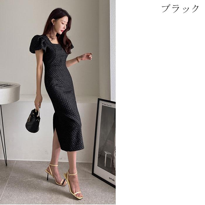 ワンピース 膝丈 ひざ丈 半袖 袖あり タイト セクシー ワンピ タイト