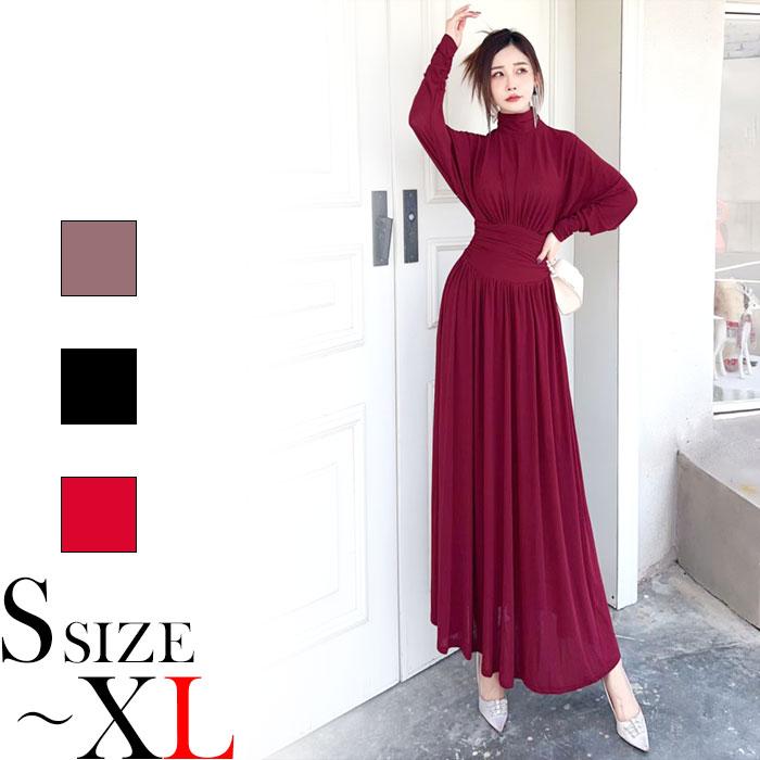 未使用級　ブルーレーベル　ロングワンピース　長袖　フレア　スカーフ　チェック　赤 レースレディース Lace Ladies 2way フロントリボン レース