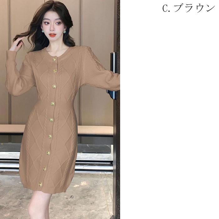 ESCADA【エスカーダ】ワンピース　ドレス ニット　王朝襟　ベルベットリボン ESCADA【エスカーダ】ワンピース ドレス ニット 王朝襟