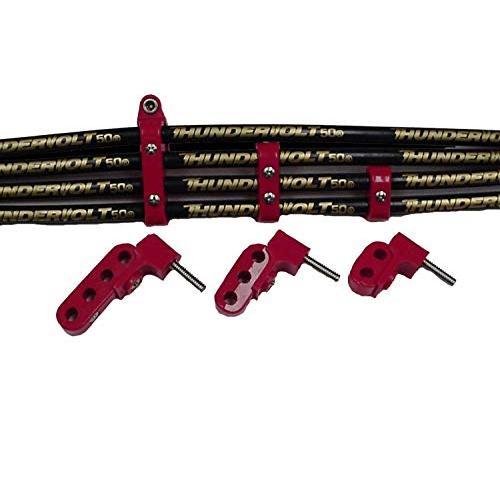 V 8エンジン用tayler 42500 Black 78 mm Horizontal Wire Loom Kit B000VTZVWW