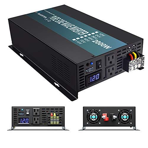 純正取扱店 WZRELBピュアサイン波2000ワット (4000 Wサージ) 48 V