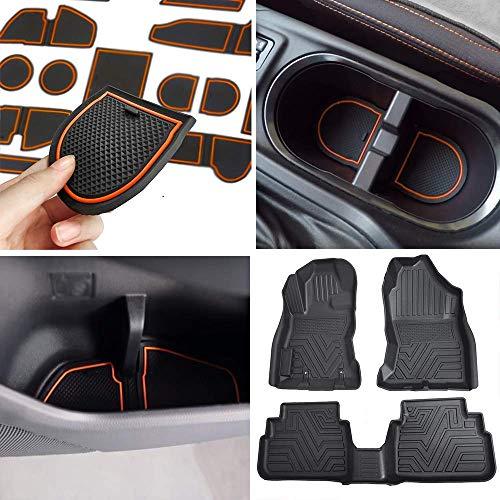 スバル・クロストレック、インプレッサアクセサリー用auovoプロテクターマット2018 2019 2020ドアカップホルダーライナーインサート