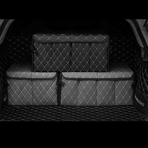 中華のおせち贈り物 LiPengTaoHome自動車収納ボックス人工皮革折りたたみ式カーオーガナイザートランク収納ボックス分類収納大容量車荷物バッグカーブートオーガナイザー(カラー