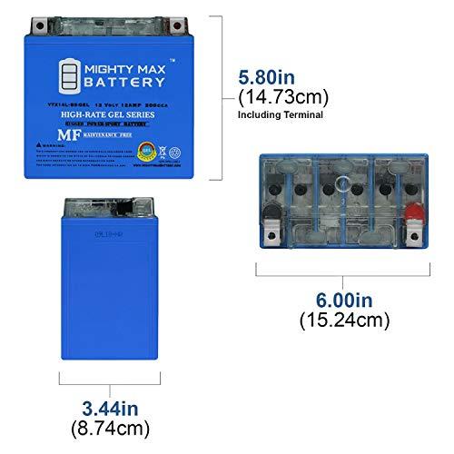 プロテクトETX 14 L-BSブランド製品用マイティマックス電池YTX 14 L-BS