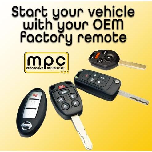 買い最安 MPC Factory Remote Activated Start for 2011-2013 Jeep Grand Cherokee|Gas||Key-to-Start|プラグNプレイ-Factory Remotesを使用-Premier USA Based Tech