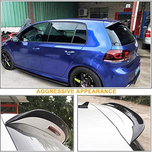  MCARCAR KIT Carbon Fiber Rear Roof Spoiler Fits for