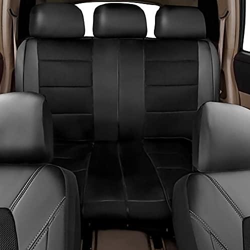 スズキイグニス用フロントシート5人掛けPU革+布シートカバー快適オートシートカバーグレー