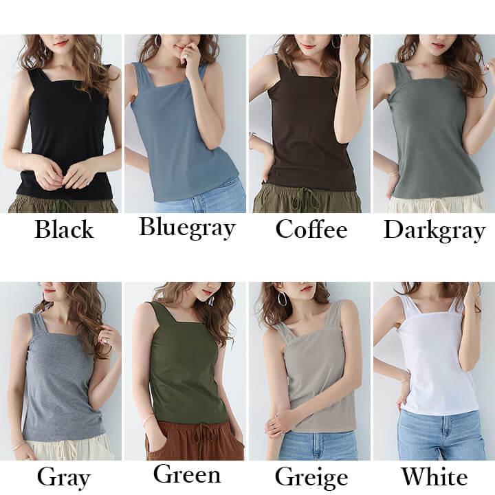 タンクトップ インナー レディース 下着 2way トップス インナートップス 柔らか 花柄 フラワーレース 洗い替え 旅行用 トラベル 肌着 快適インナー 大人 mx062 | You Color | 03