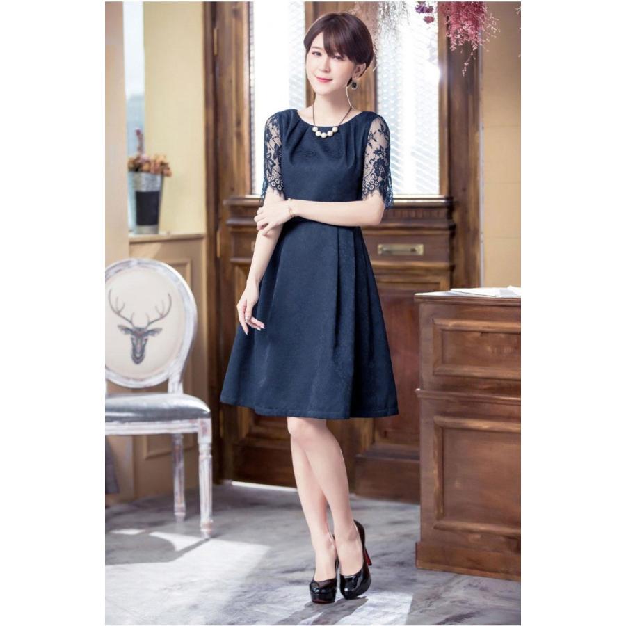 ワンピース パーティードレス レース キレイめ 結婚式 大きいサイズ お呼ばれ 薄手 結婚式ワンピース ドレス パーティー 激安 二次会 披露宴 Pt035 02 Etokyo 通販 Yahoo ショッピング