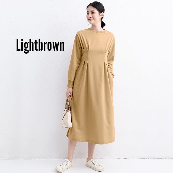 ワンピース レディース コットン 綿 長袖 20代 30代 パーカーワンピース ロング ナチュラル カジュアル 体型カバー ゆったり 大きめ ゆるっとワンピ rt1119 | You Color | 12