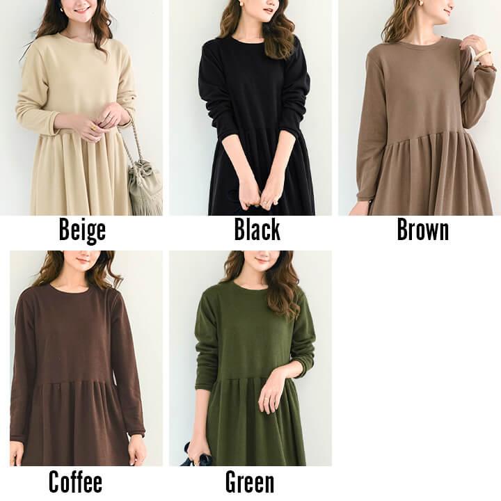 You Color マキシ丈ワンピ ワンピース ロング 大人 カジュアル ヌケ感