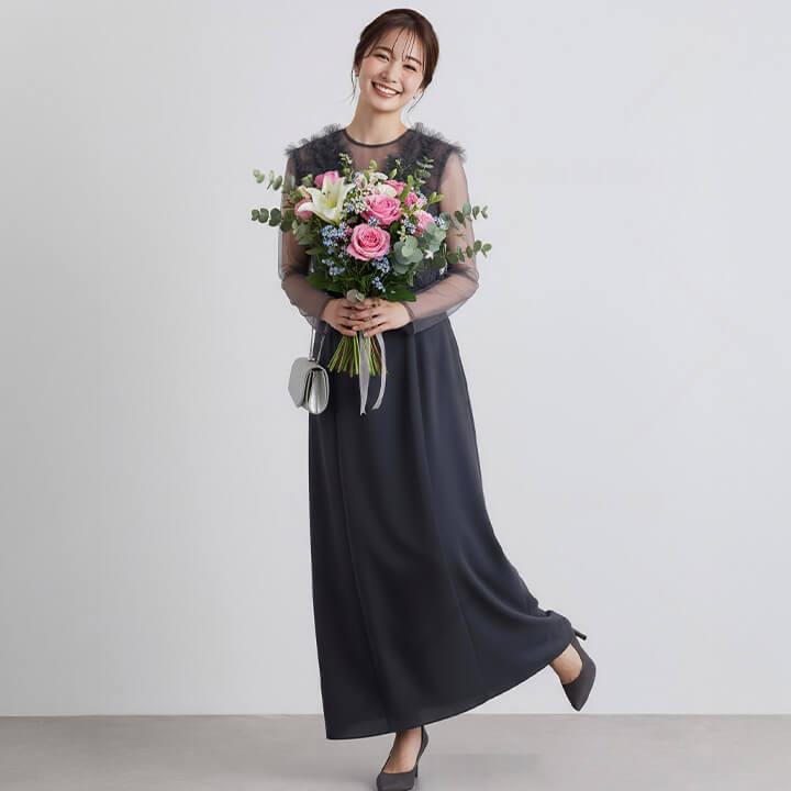 You Color フォーマルドレス ワンピース パーティードレス ロング丈