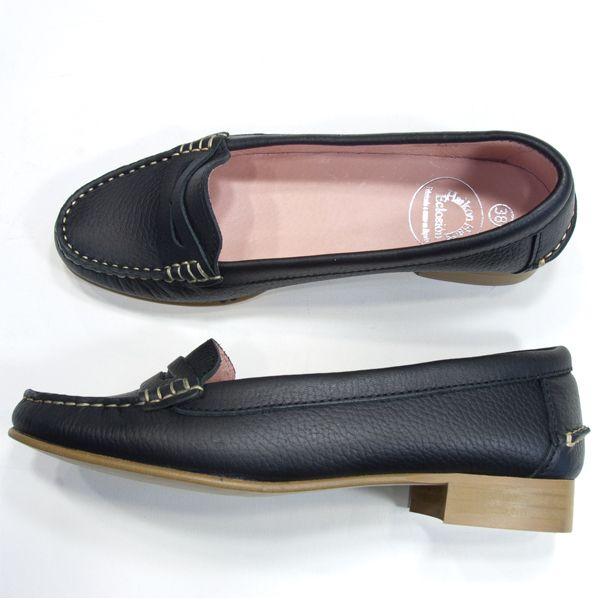 アイコン アダ レディース(HAIKON HADA Ladies)《アンチファズ ローファー／40 ANTIFAZ LOAFER スペイン製 シュリンクレザー（牛革）》ネグロ／NEGRO（黒）｜eton｜02