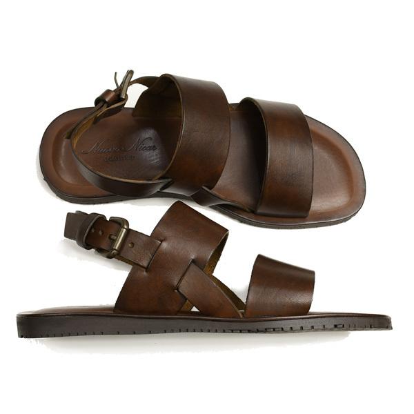 ヌオヴォニカール メンズ Nuovo Nicar ダブルベルト バックストラップ