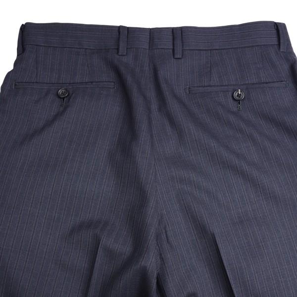 春夏 メンズビジネススーツ 3101-18 エルメネジルド・ゼニア クールエフェクト ブリテッシュトラディショナル シャドートラックストライプ チャコールの画像