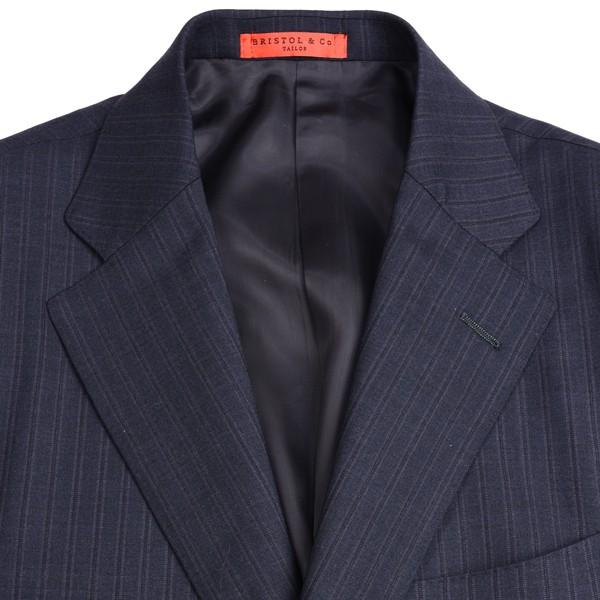 春夏 メンズビジネススーツ 3101-18 エルメネジルド・ゼニア クールエフェクト ブリテッシュトラディショナル シャドートラックストライプ チャコールの画像