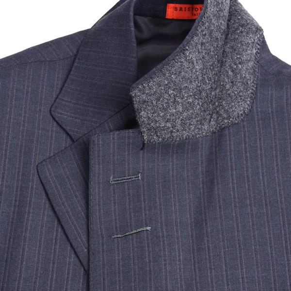 春夏 メンズビジネススーツ 3101-18 エルメネジルド・ゼニア クールエフェクト ブリテッシュトラディショナル シャドートラックストライプ チャコールの画像