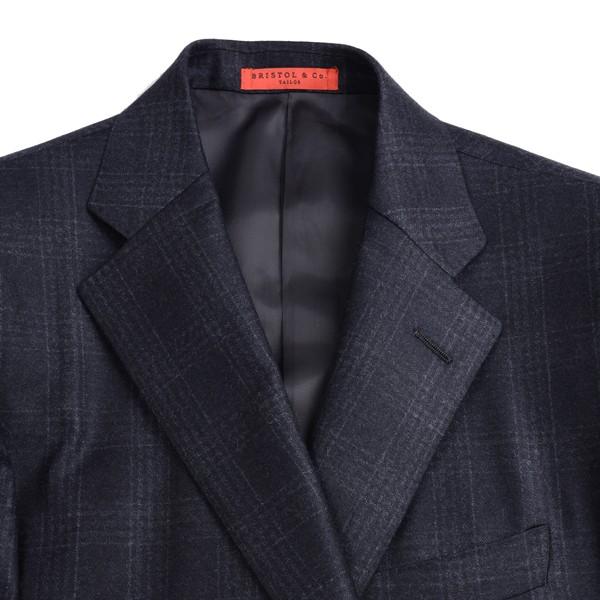 秋冬 メンズビジネススーツ Ermenegildo Zegna HERITAGE BAW3201 エルメネジルド・ゼニア ヘリテージ チャコール シャドーグレンチェックの画像
