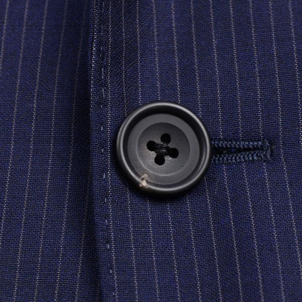 春夏 メンズビジネススーツ エルメネジルド・ゼニア Ermenegildo Zegna トロピカル ネイビー AW4101 極細ストライプ ブリテッシュモデルの画像