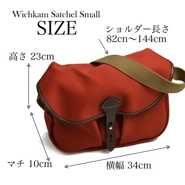 ビリンガム Billingham ウィッカム サッチエル スモール バーガンディ ショルダーバッグ ラバーボンディングコットンキャンバス 三層構造防水_10