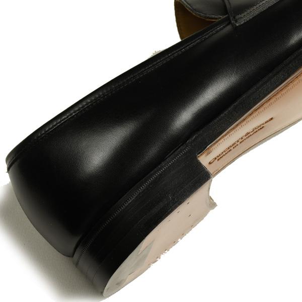クロケット＆ジョーンズ CROCKETT&JONES ボストン２ ブラック 6224 クラシック コインロファー カーフスキン レザーソールの画像