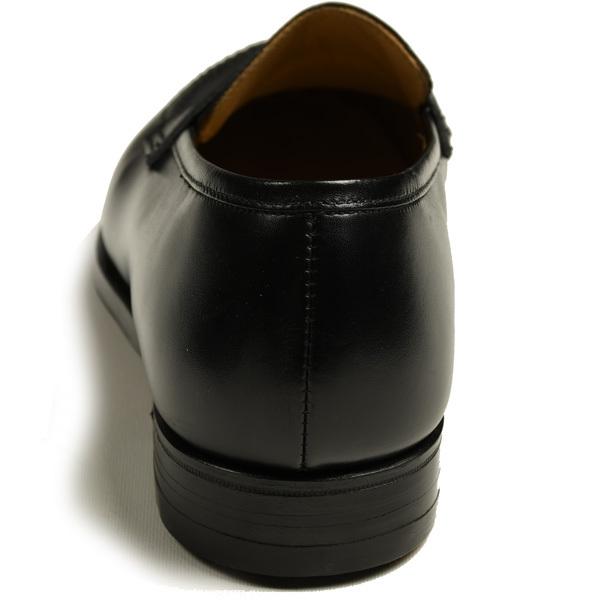 クロケット＆ジョーンズ CROCKETT&JONES ボストン２ ブラック 6224 クラシック コインロファー カーフスキン レザーソールの画像