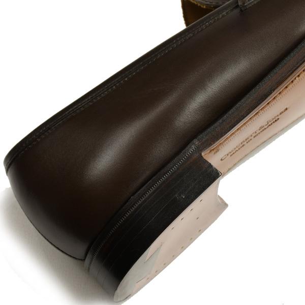 クロケット＆ジョーンズ CROCKETT&JONES ボストン２ ダークメレーズ 6224 クラシック コインロファー カーフスキン レザーソールの画像