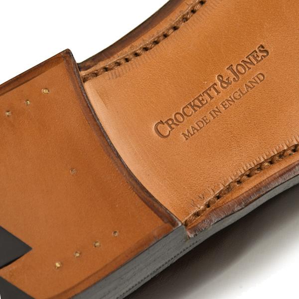 クロケット＆ジョーンズ CROCKETT&JONES ボストン２ ダークメレーズ 6224 クラシック コインロファー カーフスキン レザーソールの画像