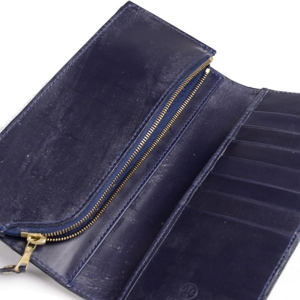 GLENROYAL（グレンロイヤル） 二つ折長財布 ダークブルー 03-5594