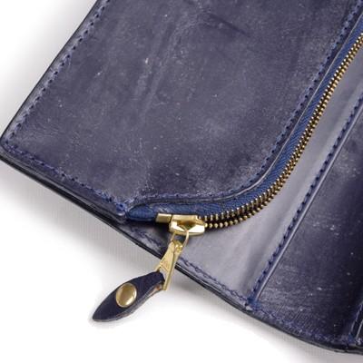 GLENROYAL（グレンロイヤル） 二つ折長財布 ダークブルー 03-5594