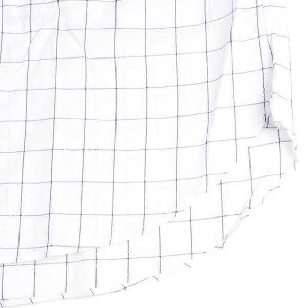 Jプレス メンズ J.PRESS 半袖ドレス BDシャツ グラフチェック クールマックス素材（涼感素材）ネイビー｜eton｜04