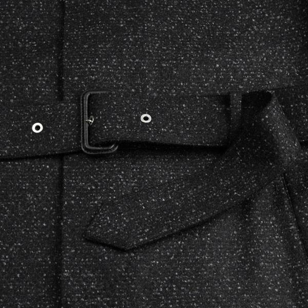 秋冬 マッキントッシュロンドン メンズ Mackintosh London ダンケルド バーズアイ ウールベルテッドコート チャコール 伊 ディプライ社製素材 Mkdw 35 4 18 イートンプラス 通販 Yahoo ショッピング