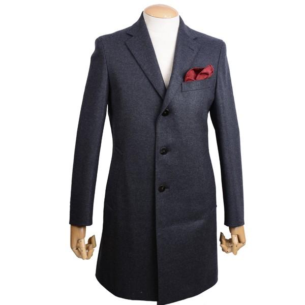 ポールスチュアート チェスターコート ネイビー