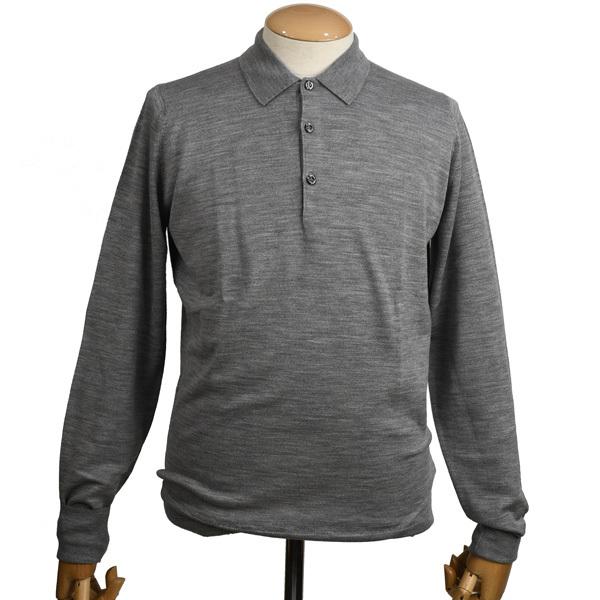 秋冬 ジョンスメドレーメンズ JOHN SMEDLEY 長袖ニットポロシャツ