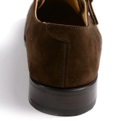 トリッカーズ TRICKER'S タウン・コレクション 6141 メイフェア  ドレスシューズ モンクストラップ チョコレートリペロスエード レザーソールの画像