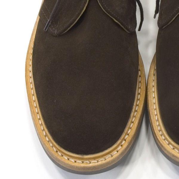 トリッカーズ  Tricker's カントリーコレクション M7468 ウィンストン ３穴 アンクルブーツ  チョコレートレペロ・スエード  ヘビーコマンドソールの画像