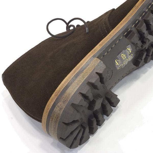 トリッカーズ  Tricker's カントリーコレクション M7468 ウィンストン ３穴 アンクルブーツ  チョコレートレペロ・スエード  ヘビーコマンドソールの画像
