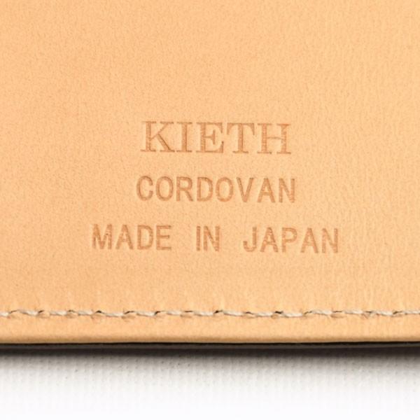 KEITH（キース） KIETH シェルコードバン ネームカードケース マチ有り