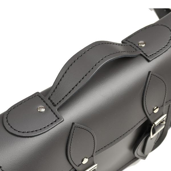 Zatchels（ザッチェルズ） サッチェルバッグ-11.5インチ グラファイト