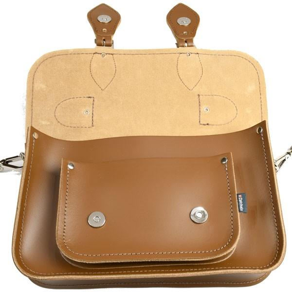Zatchels（ザッチェルズ） サッチェルバッグ-11.5インチ チェスナット