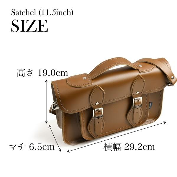Zatchels（ザッチェルズ） サッチェルバッグ-11.5インチ チェスナット 