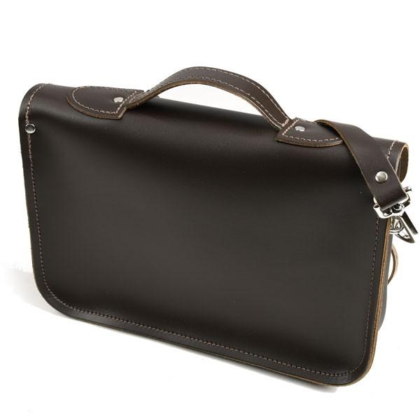 Zatchels（ザッチェルズ） サッチェルバッグ-11.5インチ ダーク