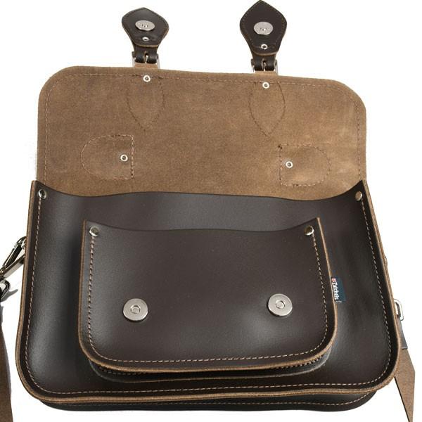 ザッチェルズ　ブラウン サッチェルバッグ/14.5インチ 全6色 | BRITISH MADE