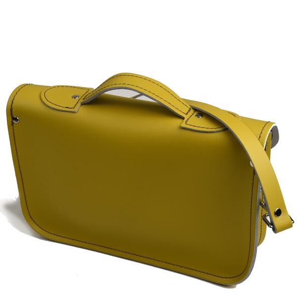 Zatchels（ザッチェルズ） サッチェルバッグ-11.5インチ イエロー