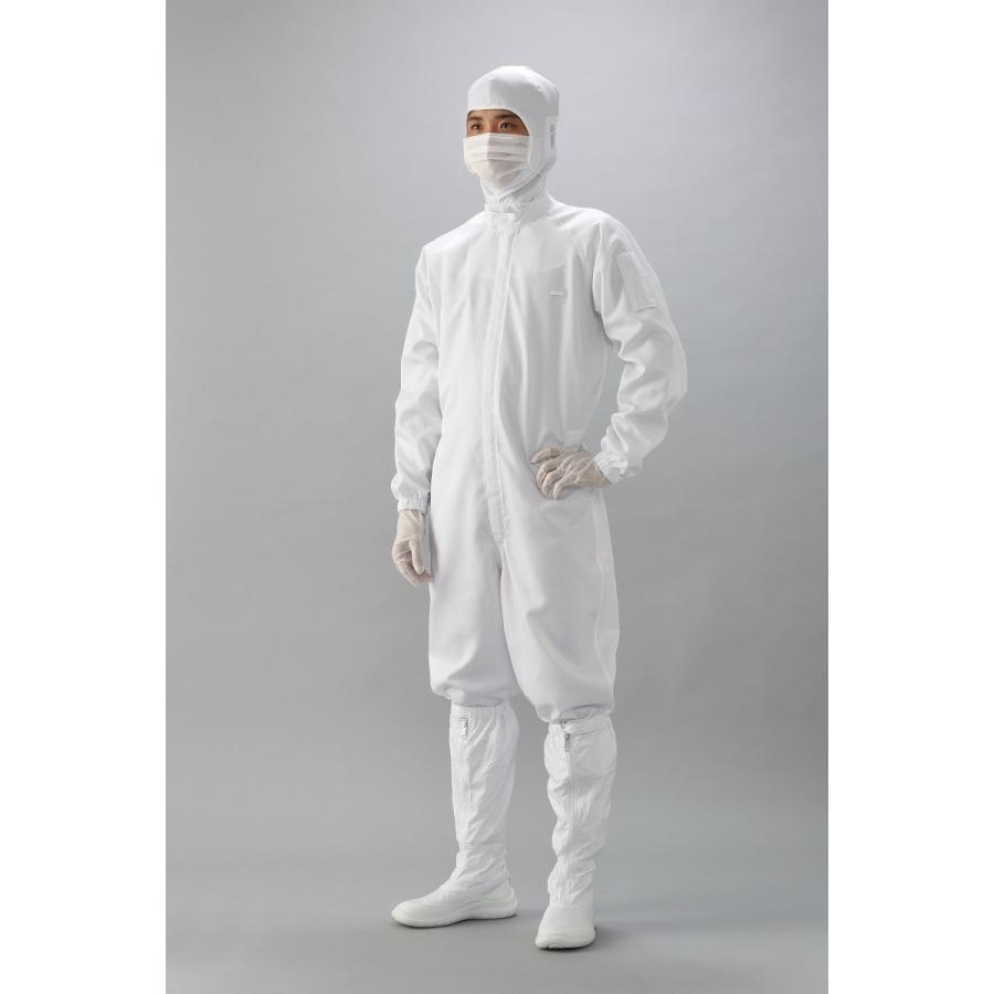 CJ1032 クラス100〜1000 クリーンスーツ センターファスナー型 防塵衣