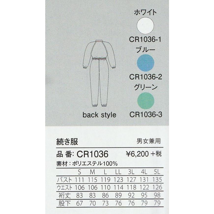 CR1036 class10,000~100,000 高通気性 クリーンスーツ（裏地無） 袖