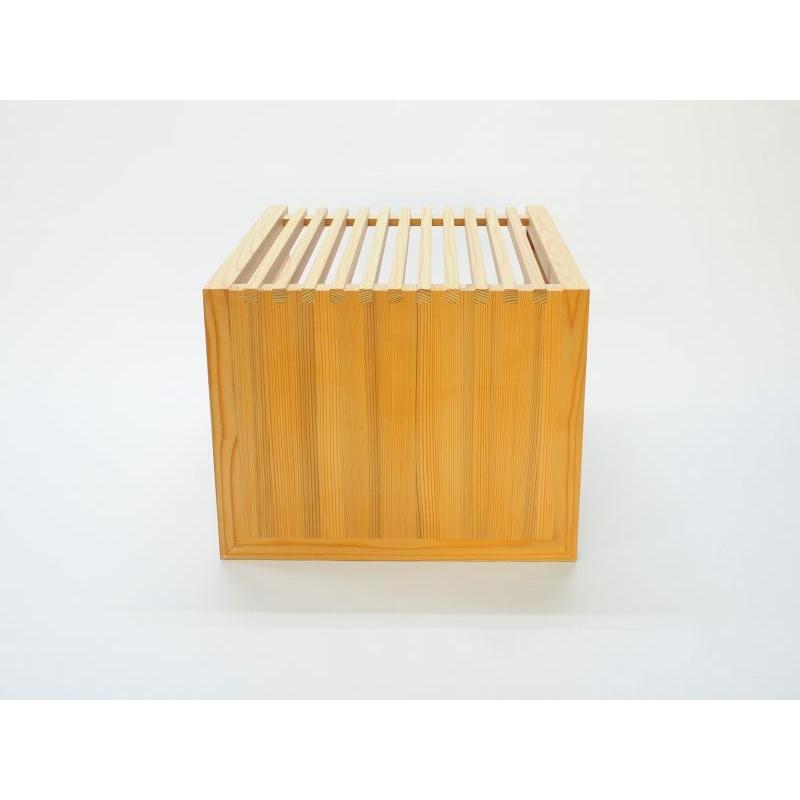 杉 格子 サイドテーブル 縦横使える : Etosえびすやショップ - 通販