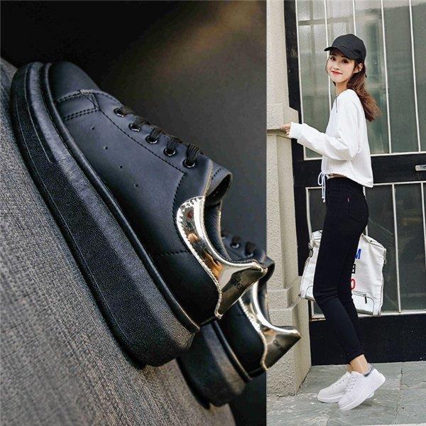 スニーカー白レディースおしゃれ40代30代厚底4cm身長up疲れないカップルシューズ韓国通勤靴カジュアル軽量美脚おしゃれ春夏秋冬22新作 Lz0427 All1380 Etosetorastore2 通販 Yahoo ショッピング