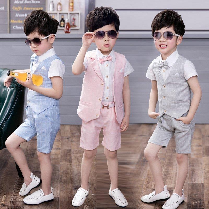 最大57 Offクーポン フォーマルスーツ男の子スーツキッズ子供服夏半袖夏チェック柄4点セットワイシャツハーフパンツジュニア入園式七五三結婚式誕生日 Wantannas Go Id
